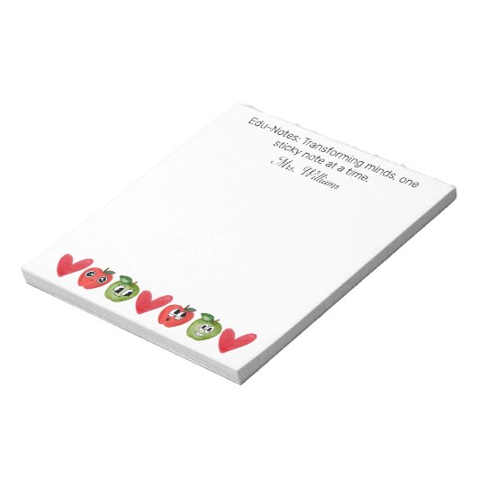 Edu-Notes: Umformende Minds, Lehrerbewertung Notizblock (Rotiert)