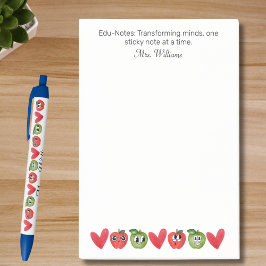 Edu-Notes: Umformende Minds, Lehrerbewertung Post-it Klebezettel