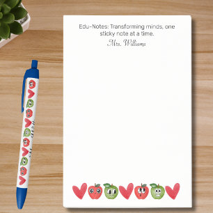 Edu-Notes: Umformende Minds, Lehrerbewertung Post-it Klebezettel