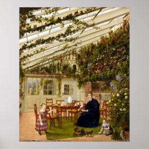 Eduard Gaertner Familie Herr Westfal Conservatory Poster