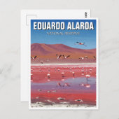 Eduardo Avaroa National Reserve Bolivien Postkarte (Vorne/Hinten)