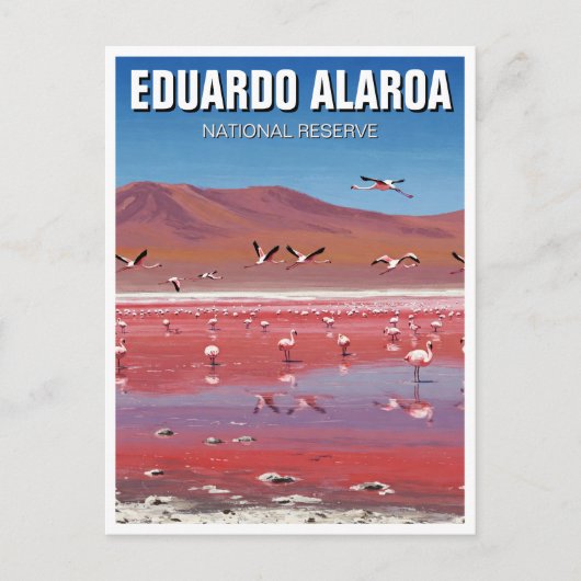 Eduardo Avaroa National Reserve Bolivien Postkarte (Vorderseite)