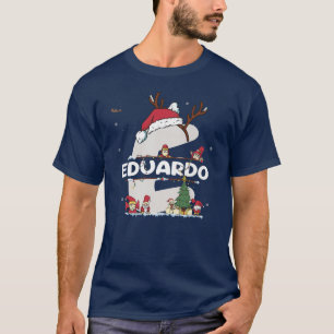 Eduardo Christmasw Eduardo Name für lustige Weihna T-Shirt