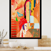 Eduardo Garcia Art Deco Poster (Küche)