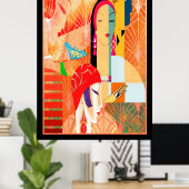 Eduardo Garcia Art Deco Poster (Heimbüro)