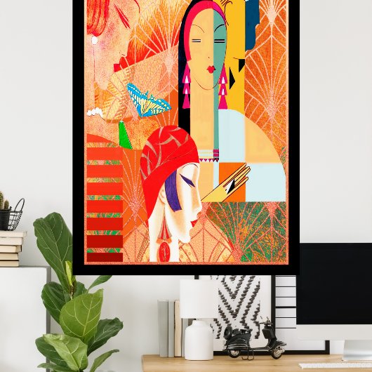 Eduardo Garcia Art Deco Poster (Heimbüro)