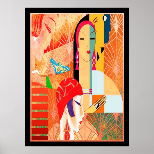 Eduardo Garcia Art Deco Poster (Vorne)