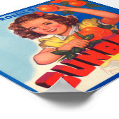 Eduardo Roselli Sunbeam Vintag Crate Label Poster (Ecke)