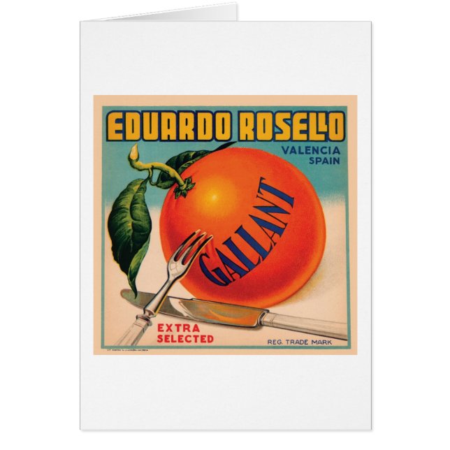 Eduardo Rosello Valencia Spanien Vintages Kratenla (Vorne)
