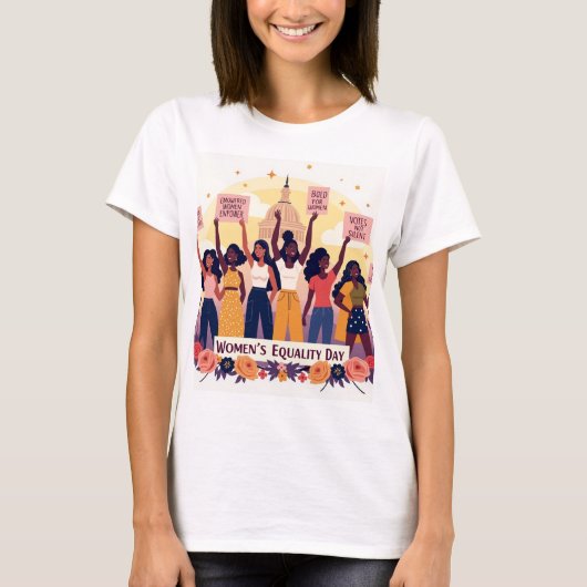 Educate, Elevate, Empower – Women’s Equality Day T-Shirt (Vorderseite)