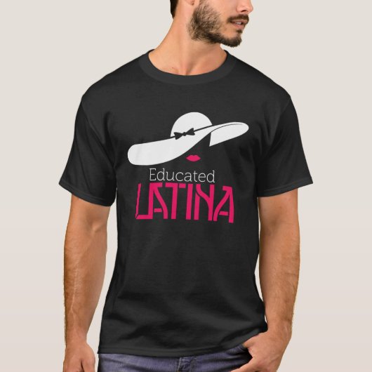 Educated Latina Graduation T-Shirt (Vorderseite)