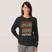 Educated Vaccinated Caffeinated Dedicated Taxi Dri T-Shirt (Vorne ganz)