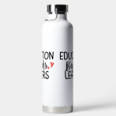 'Education Builds Leaders' Teacher Appreciation  Trinkflasche (Rechts)