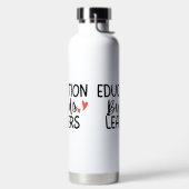 'Education Builds Leaders' Teacher Appreciation  Trinkflasche (links)