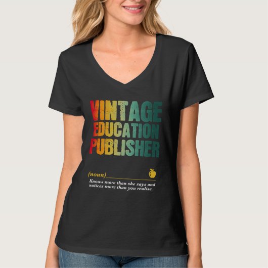Education Publisher Appreciation Week Back to Scho T-Shirt (Vorderseite)
