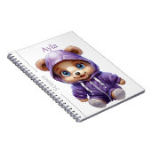 Educational Bear Friends Spiral Journal-Vorlage Notizblock (Rechte Seite)