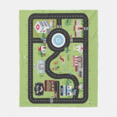 Educational Blanket My City Fleecedecke (Vorderseite)