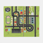 Educational Blanket My Track Fleecedecke (Vorderseite (Horizontal))