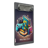 "Educational Gaming Co." Mini Klemmbrett (Schrägansicht)