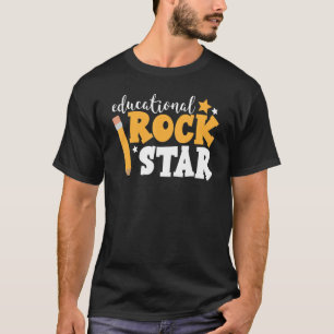 Educational Rock Star Rockstar Lehrer Student Sch T-Shirt