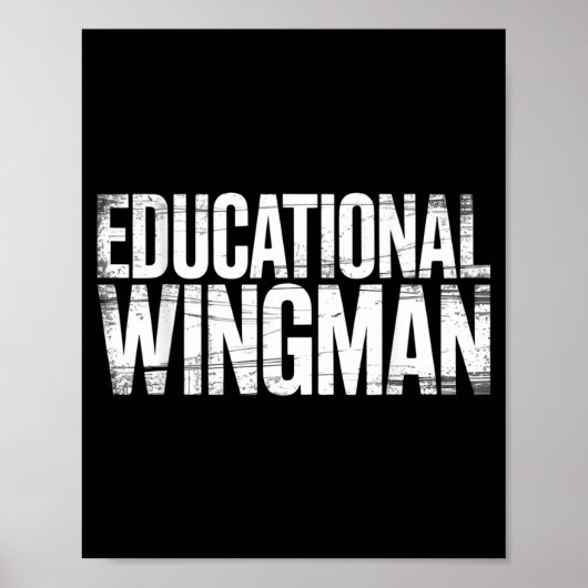 Educational Wingman Teacher Istant Suprt - Poster (Vorne)