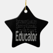 Educator Extraordinaire Keramik Ornament (Vorne)