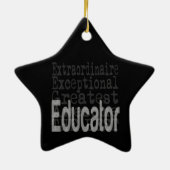 Educator Extraordinaire Keramik Ornament (Hinten)