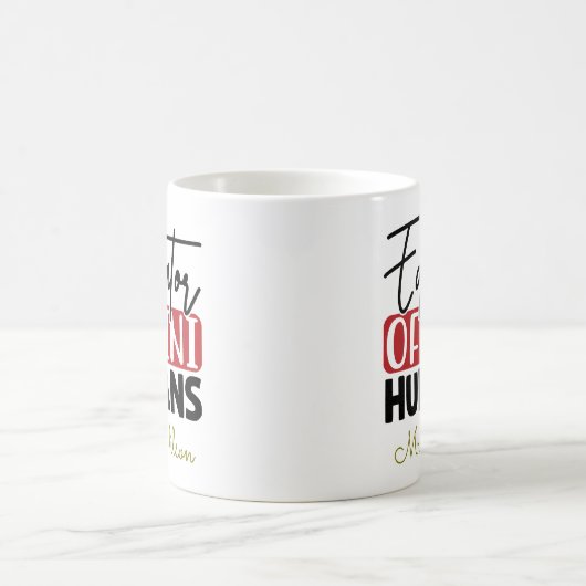 Educator of Mini Humans Notebook – Funny Teacher Kaffeetasse (Mittel)