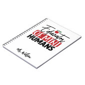 Educator of Mini Humans Notebook – Funny Teacher Notizblock (Linke Seite)