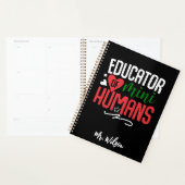 Educator of Mini Humans Notebook – Funny Teacher  Planer (Anzeige)
