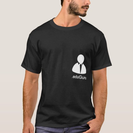 .eduGuru - Got Guru? (Schwarzes) T-Shirt (Vorderseite)