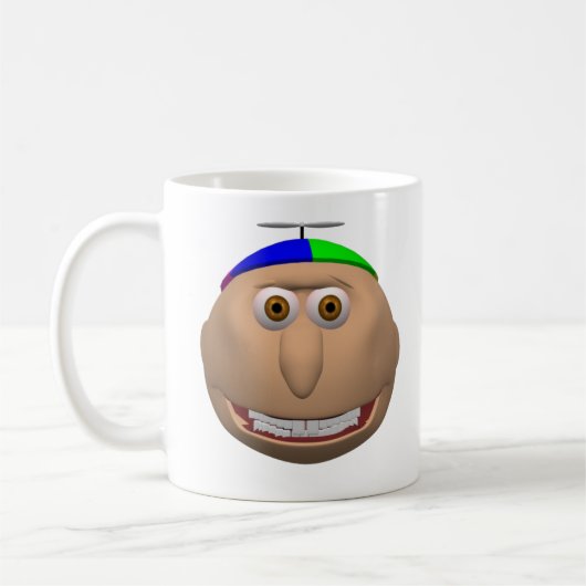 EdukayFUN Johnny und Papa Köpfe Tasse (Links)