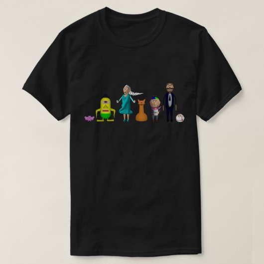 EdukayFUN T-shirt (With Johnny, Papa, Ulsa & more) (Design vorne)