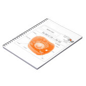 EduPaper Produkt-Zellen-Spiralen-es-gehend Notizblock (Linke Seite)