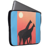 EDV-Sieb mit Giraffendesign Laptopschutzhülle (Vorne Rechts)