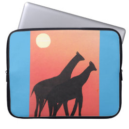 EDV-Sieb mit Giraffendesign Laptopschutzhülle
