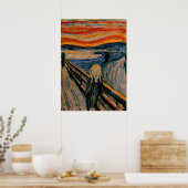 Edvar Munch - Der Schrei Poster (Küche)