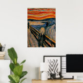 Edvar Munch - Der Schrei Poster (Heimbüro)