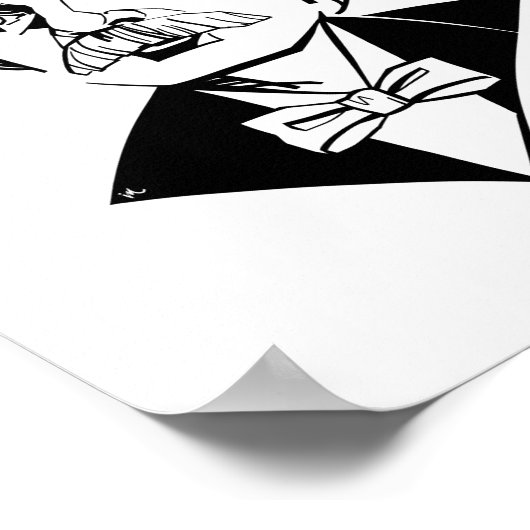 Edvard Grieg Poster (Ecke)