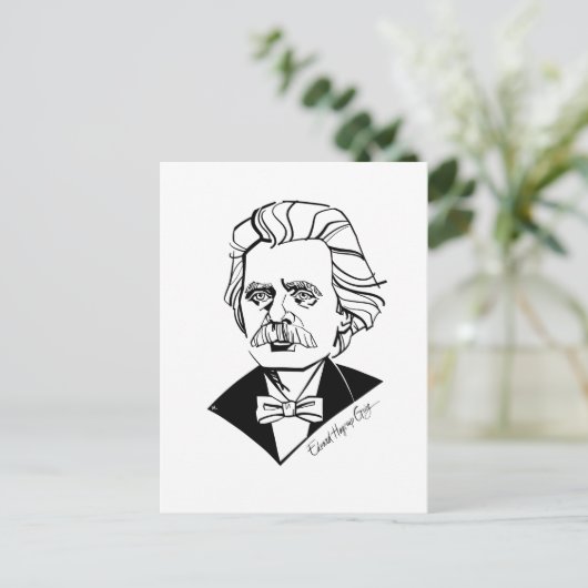 Edvard Grieg Postkarte (Stehend Vorderseite)