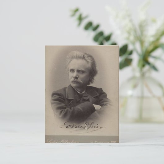 Edvard Grieg Postkarte (Stehend Vorderseite)