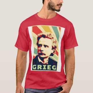 Edvard Grieg Vintage-Farben T-Shirt
