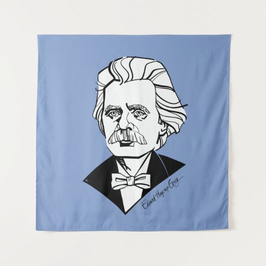 Edvard Grieg Wandteppich (Vorderseite)