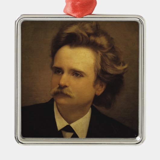 Edvard Hagerup Grieg Ornament Aus Metall (Vorne)