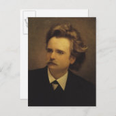 Edvard Hagerup Grieg Postkarte (Vorne/Hinten)