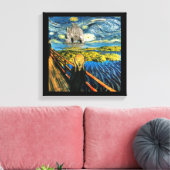 Edvard Meets Vincent Leinwanddruck (Insitu (Wohnzimmer))