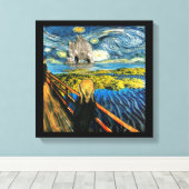 Edvard Meets Vincent Leinwanddruck (Insitu (Holzboden))