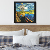 Edvard Meets Vincent Leinwanddruck (Insitu (Schlafzimmer))