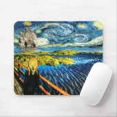Edvard Meets Vincent Mousepad (Mit Mouse)