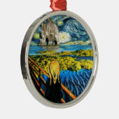 Edvard Meets Vincent Ornament Aus Metall (Rechts)